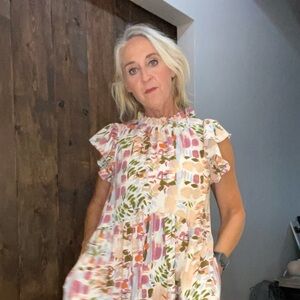 Vibrant Floral Midi Dress